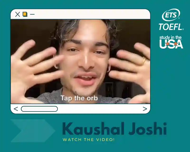 Main image for the article titled Kaushal 鼓舞人心的托福之旅：透過 TikTok 濾鏡所獲得的見解